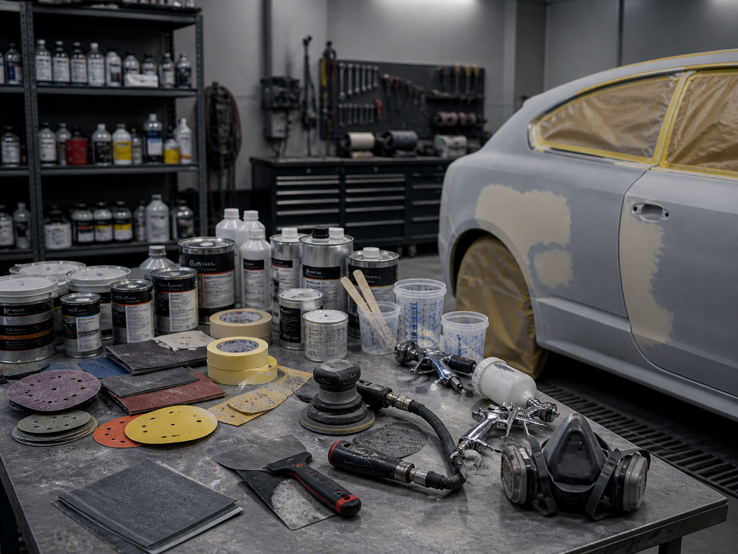 Body shop materials