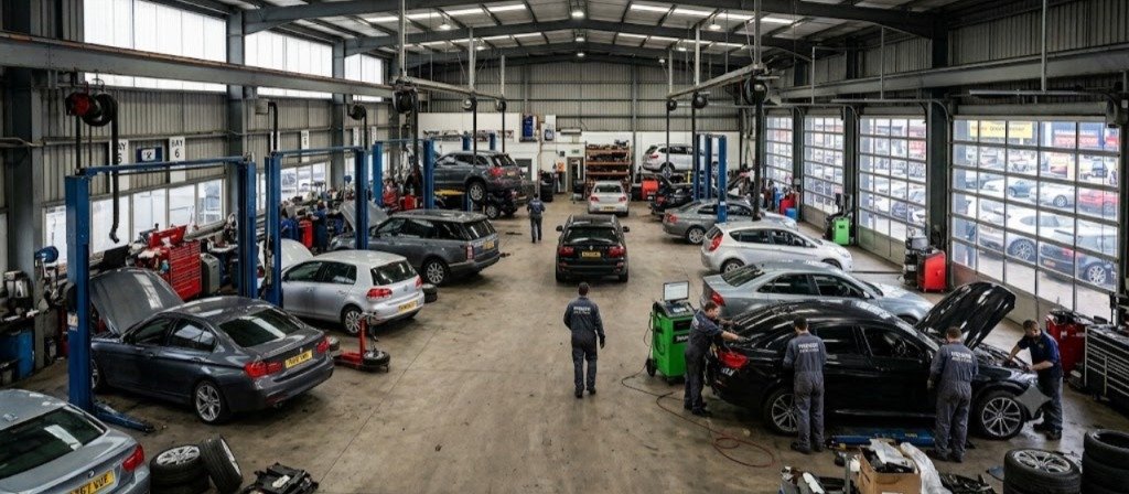 New automotive garage setup in Hyderabad