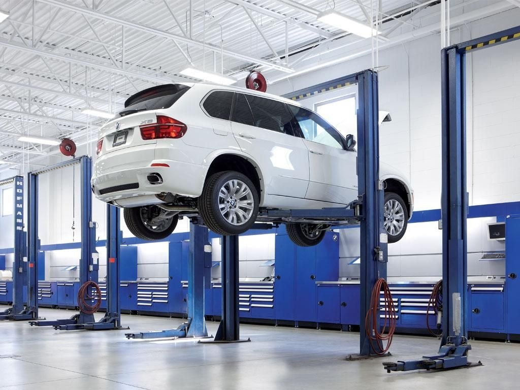 Two post car lift garage equipment