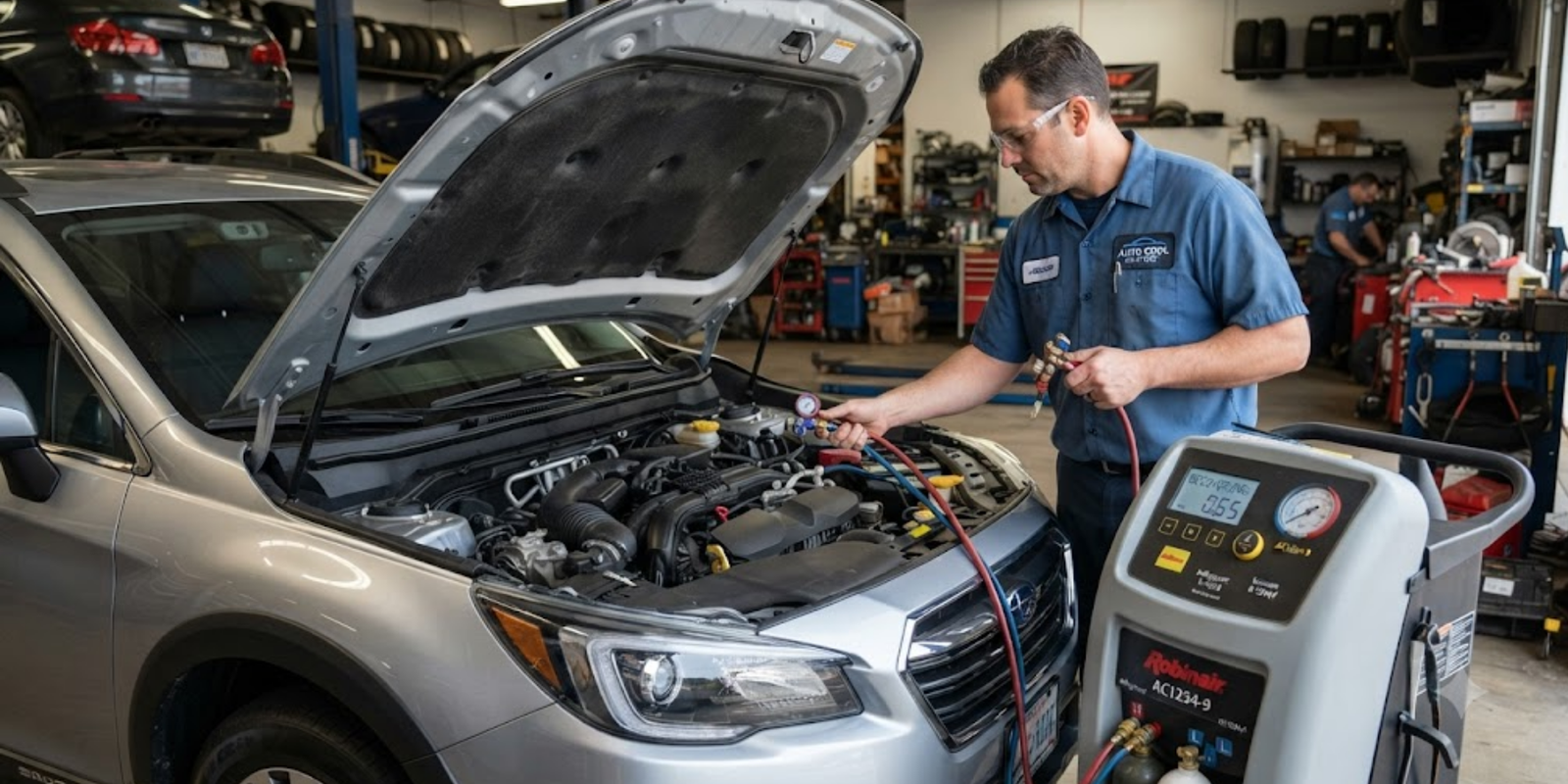 Automotive AC service equipment